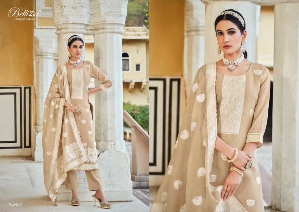 Belliza Ivory Exclusive Cotton Designer Dress Material Collection